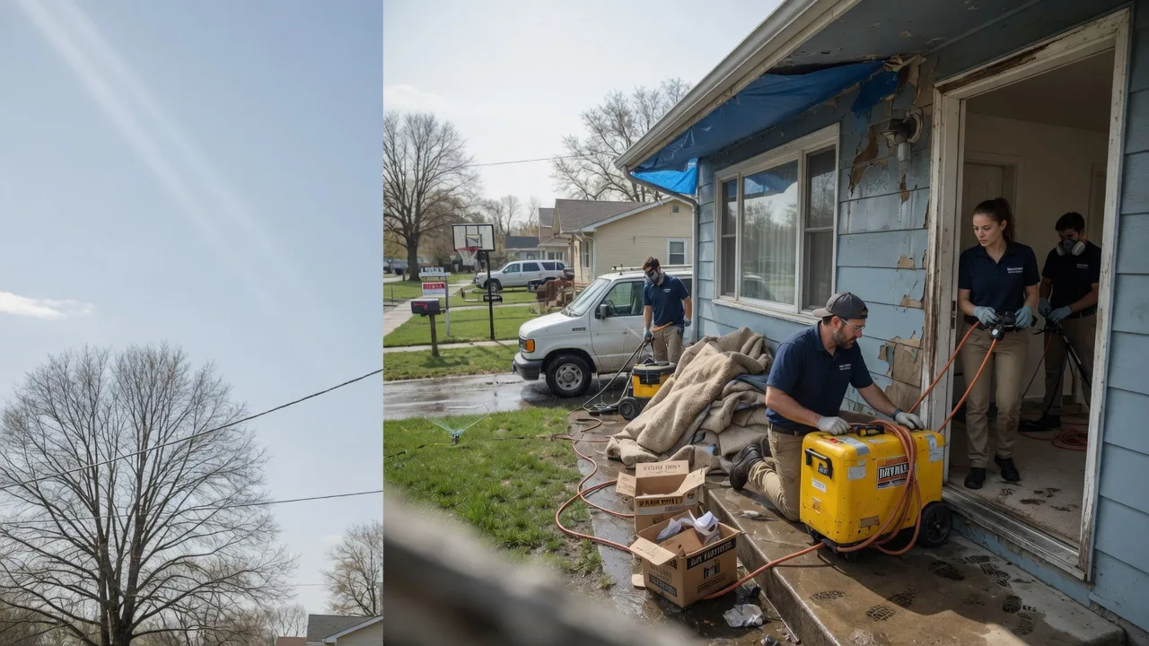 Basement Flood Cleanup in Gideon, MO near me